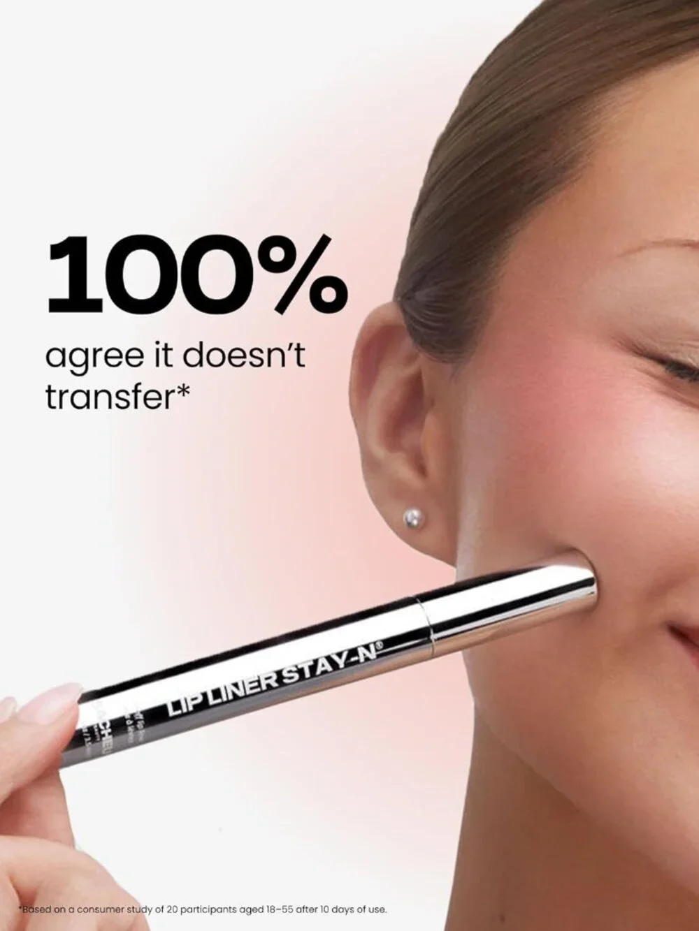 Sacheu Lip Liner STAY-N Peel Off Lip Stain, Longwear, p-INKED | Water-resistant
